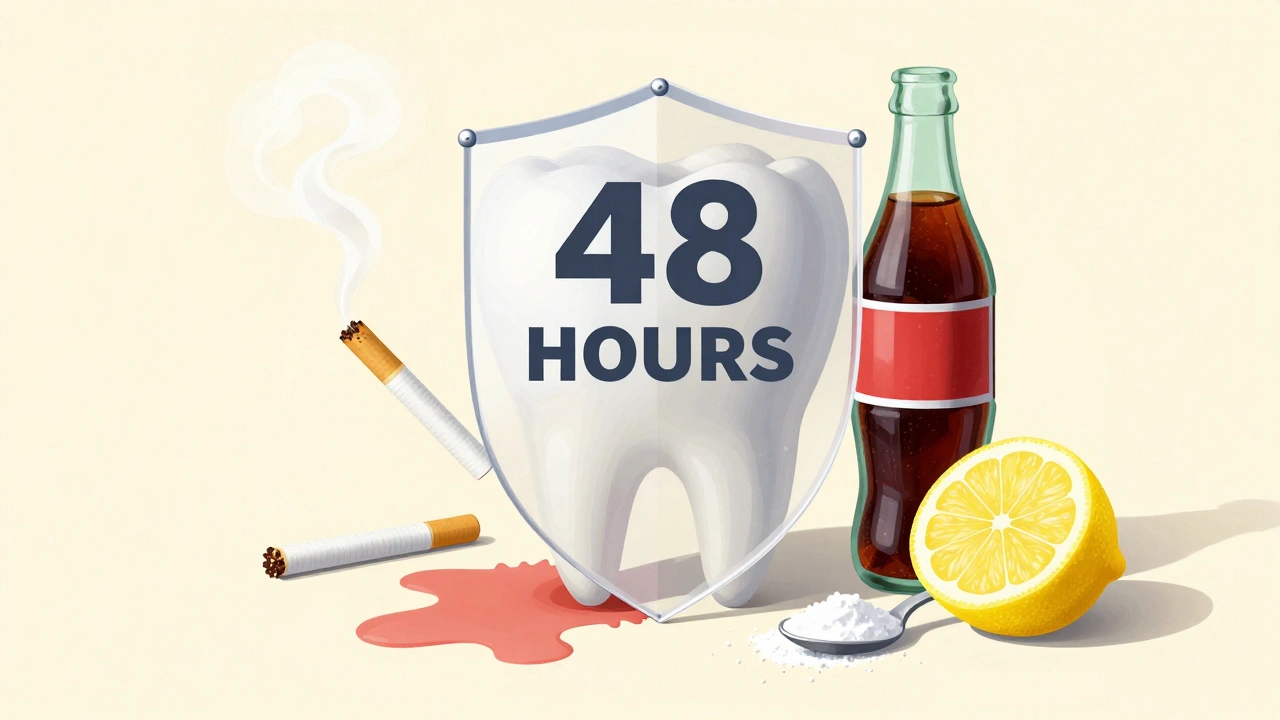 Bílé zuby chráněny před kouřením, kyselými potravinami a domácími triky.