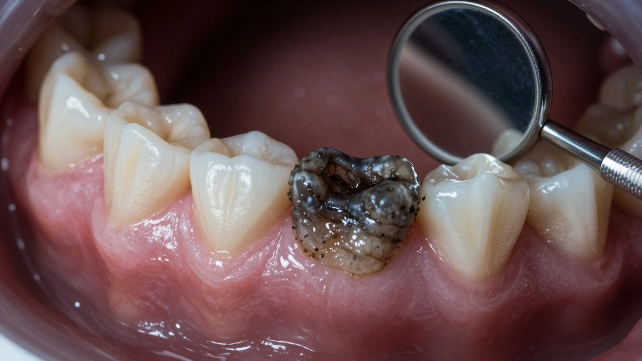 Co jsou černé skvrny na zubech a co s nimi dělat?