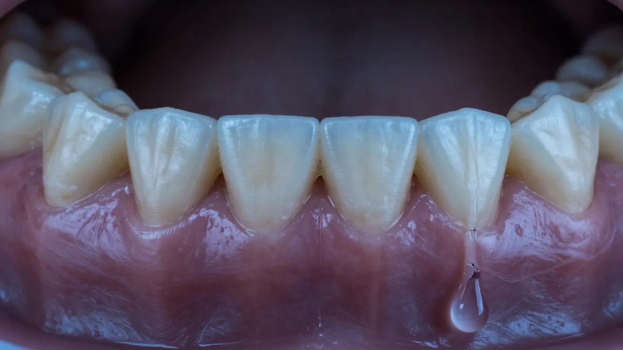 Dlouhodobě používaný dočasný zub způsobuje zmenšení dásně a poškození zubní skloviny.