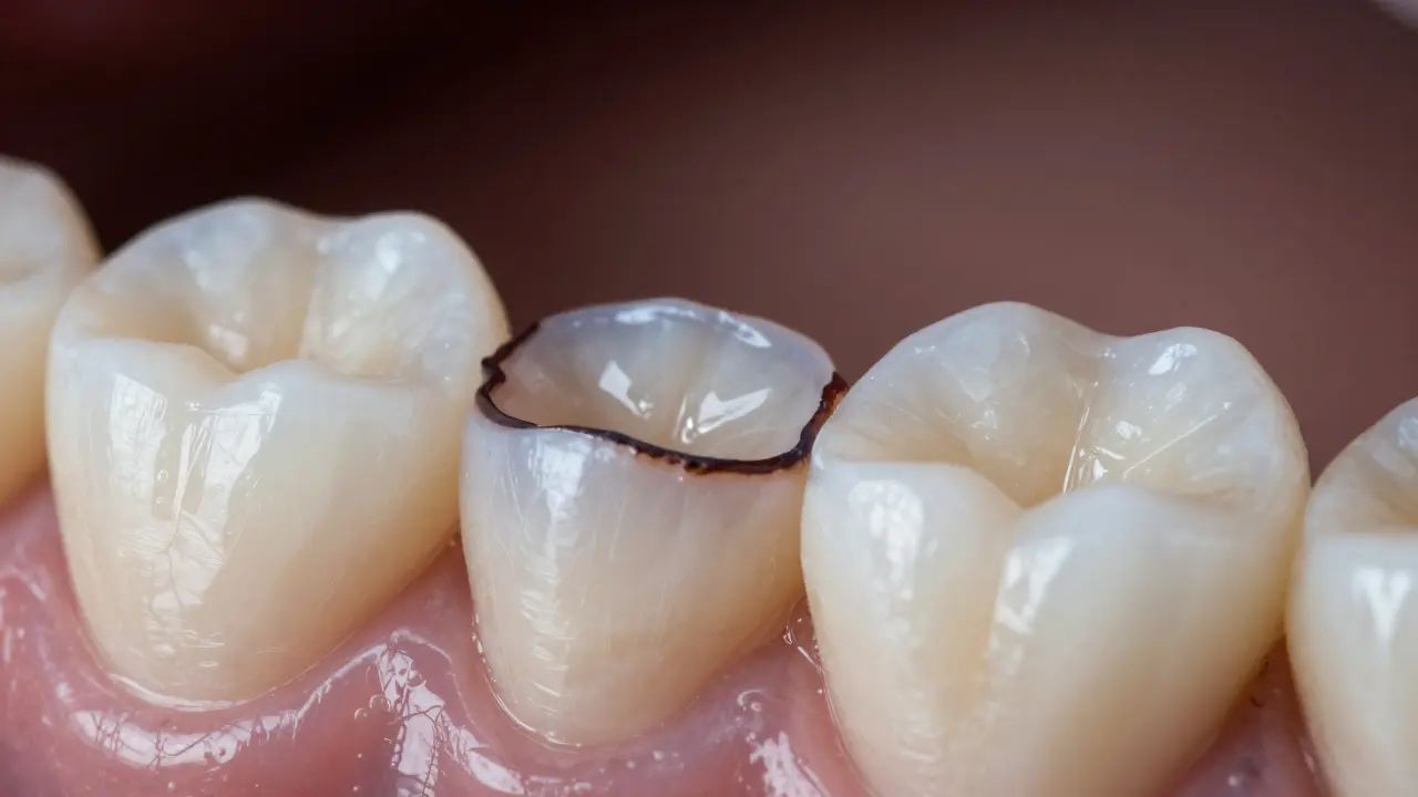 Jak poznat špatnou sklovinu u skloionomerních plomb?