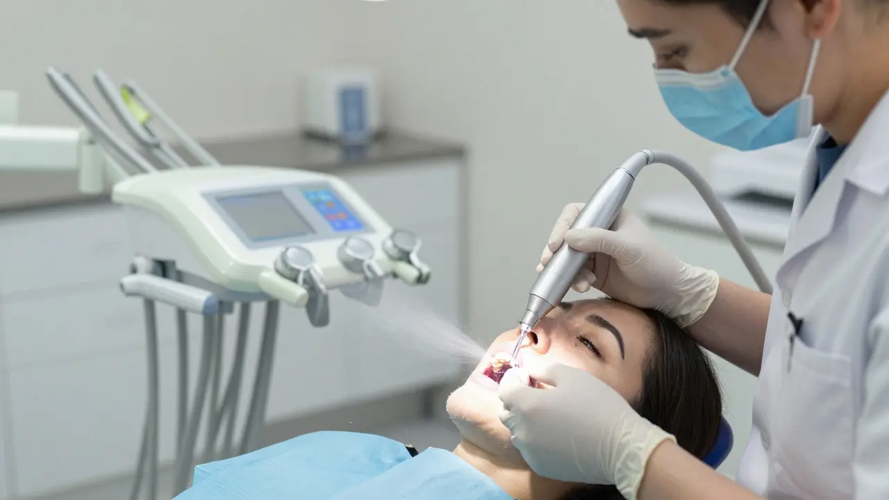 Čím pískovat zuby? Praktický průvodce profesionálním pískováním a alternativami