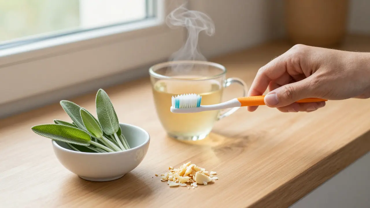 Zubní plak: jak se ho zbavit pomocí bylin