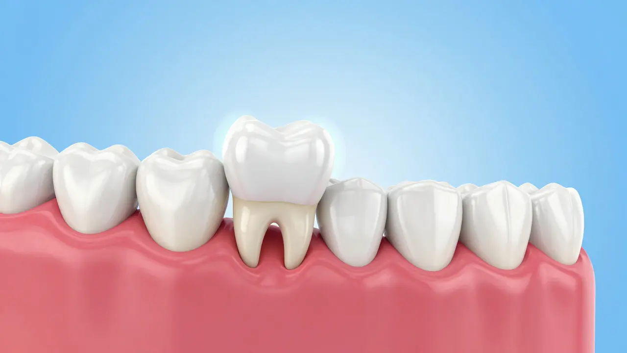 Konceptuální znázornění růstu trvalých zubů a tmelení rýh u šestiletého dítěte.
