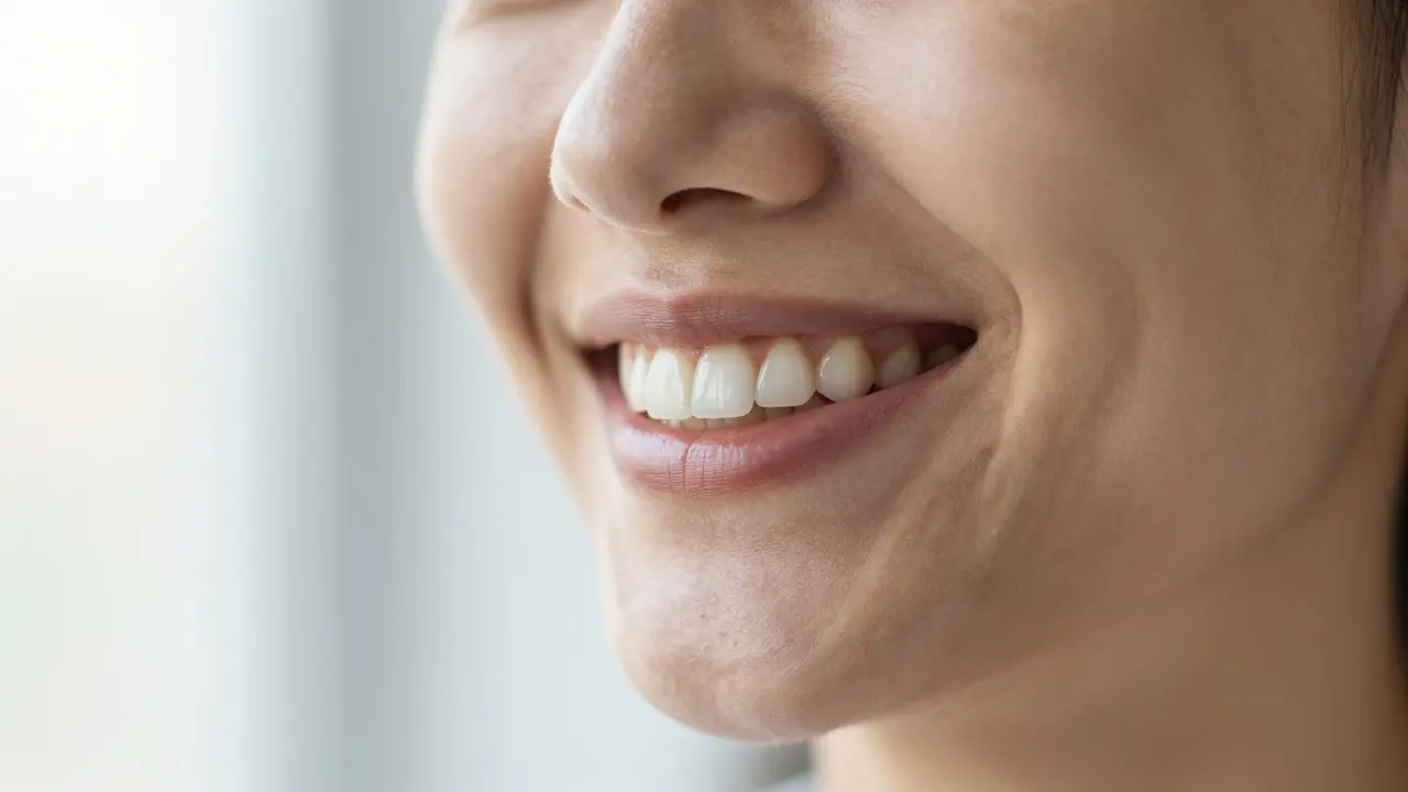 Krásný a přirozený úsměv po aplikaci kvalitních kompozitních fazet.