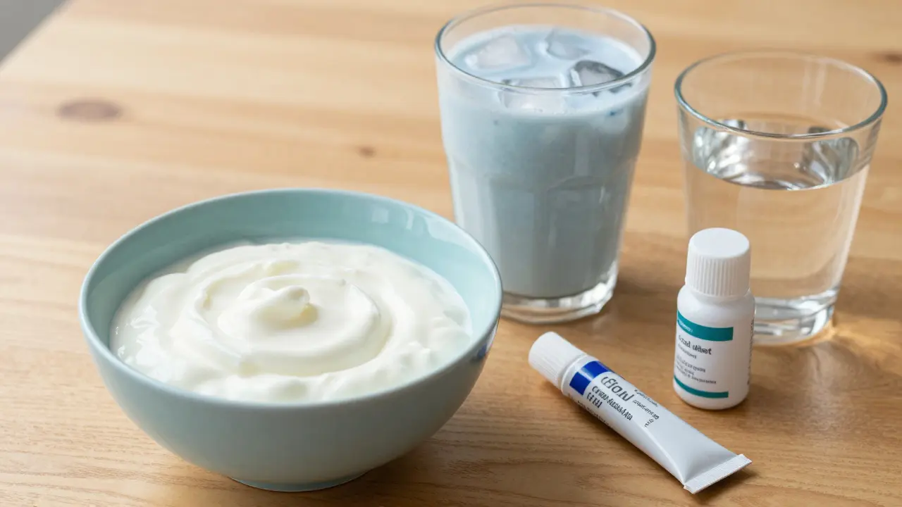 Jogurt, smoothie a ortodontický vosk jako pomoc při bolesti od rovnátek